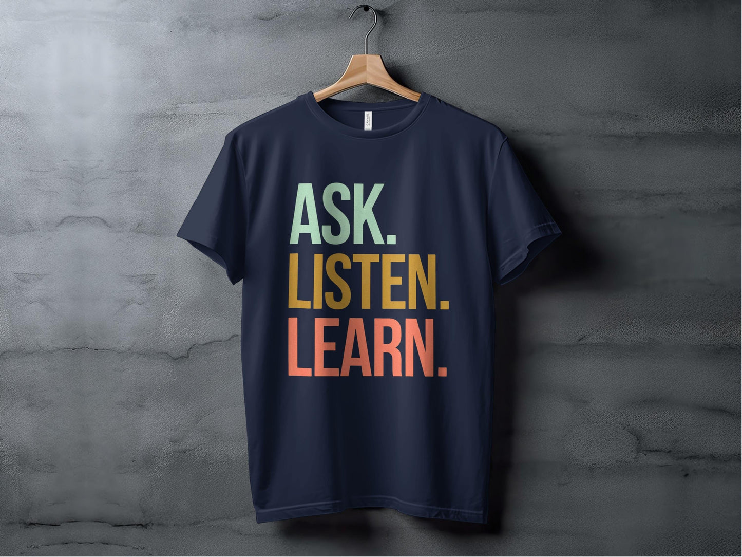 Ask Listen Learn Tee XS / Navy