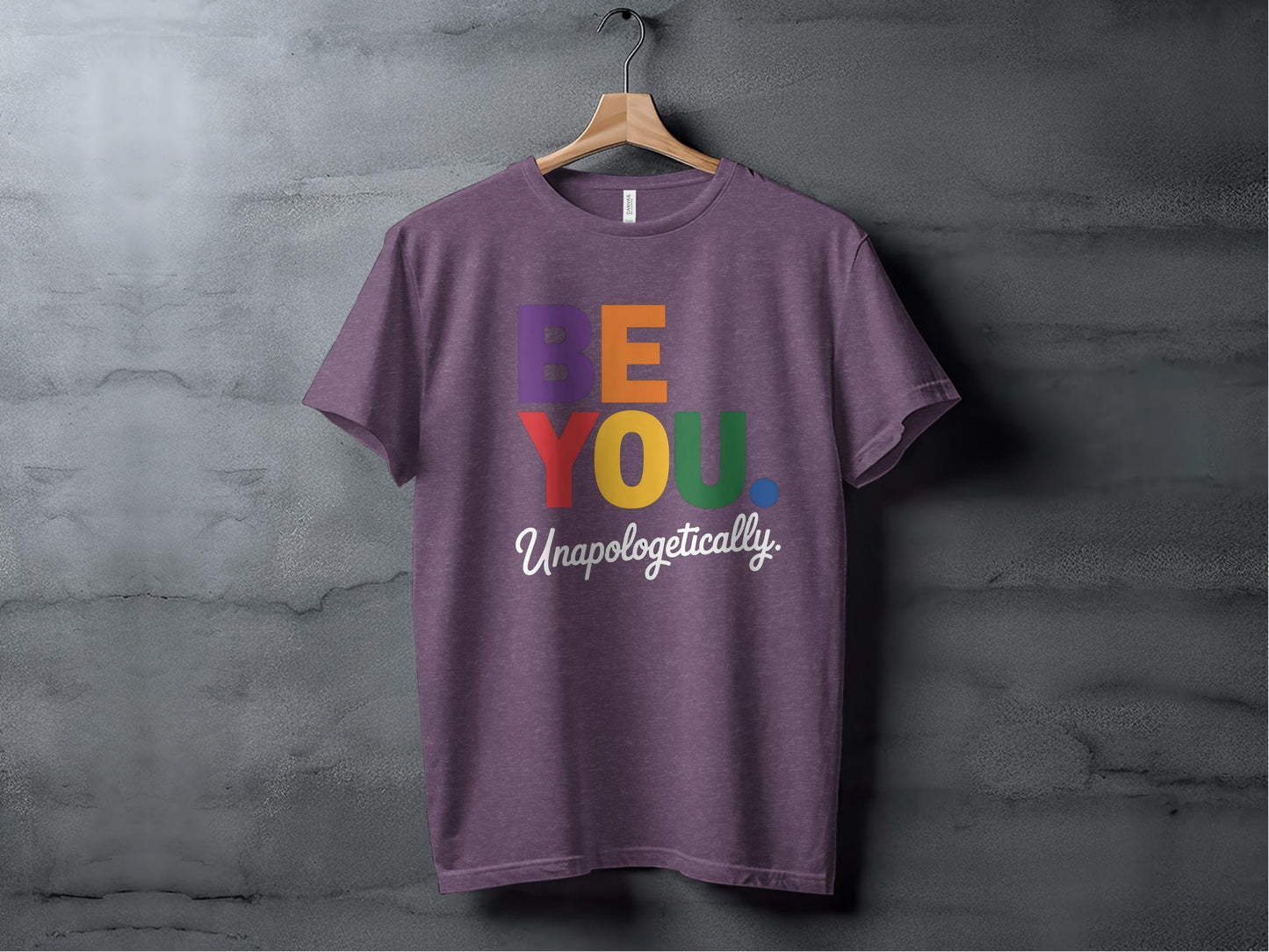 Be You Unaplogetically XS / Heather Team Purple