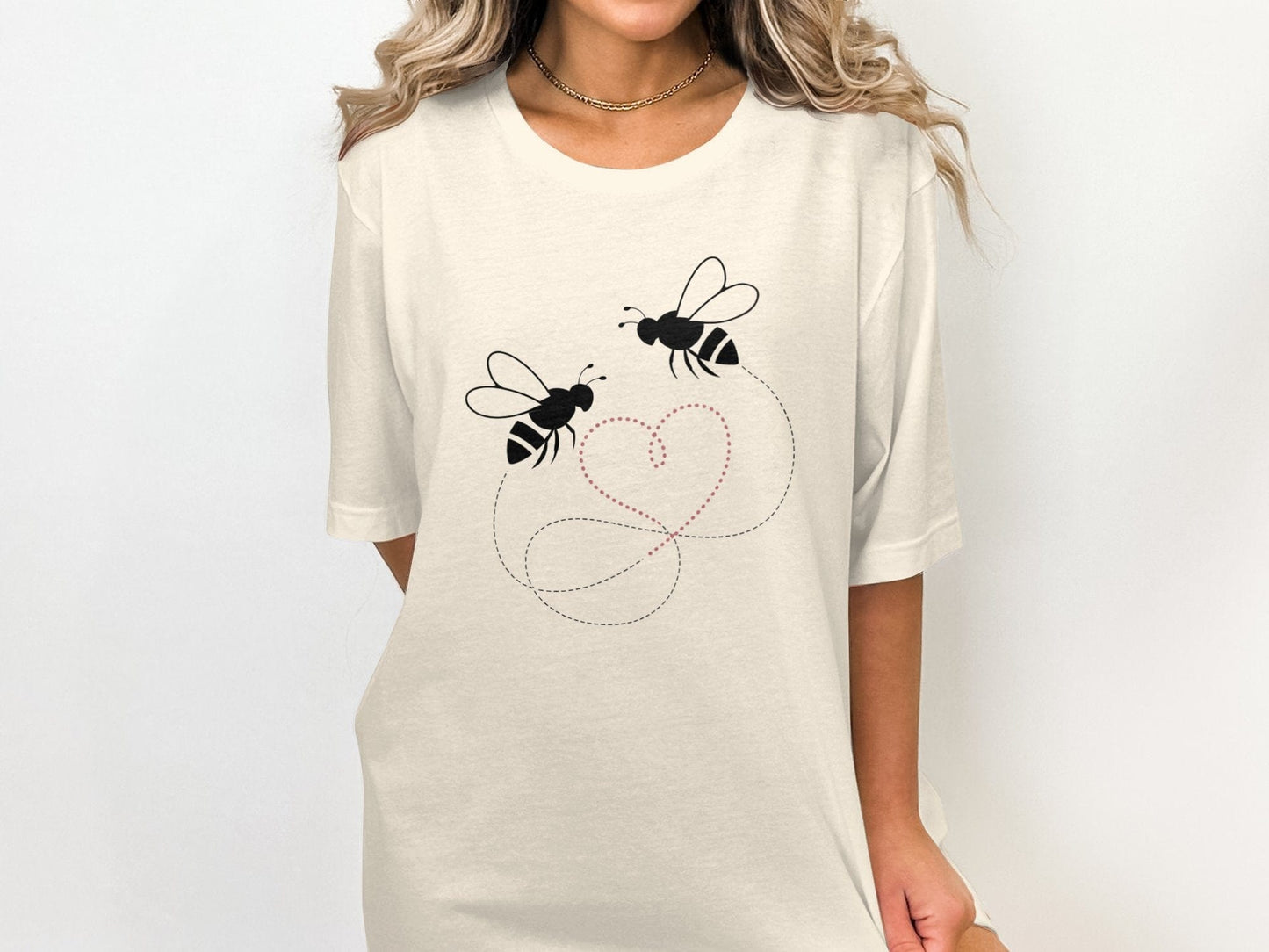 Bee Couple Tee XS / Natural