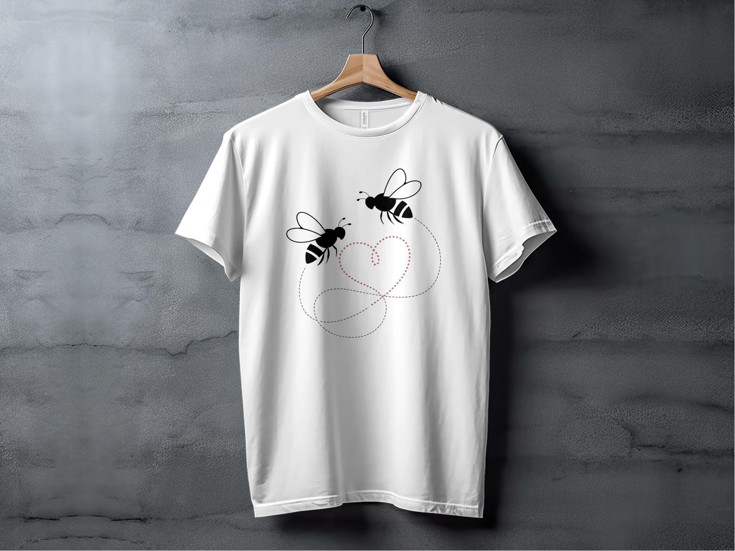 Bee Couple Tee XS / White