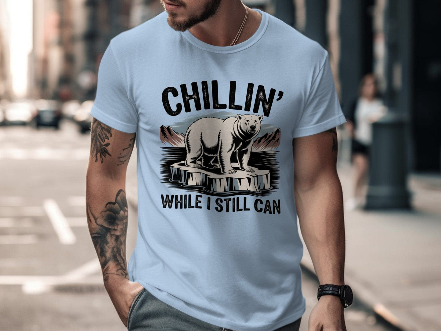 Chillin' While I Still Can Tee XS / Baby Blue