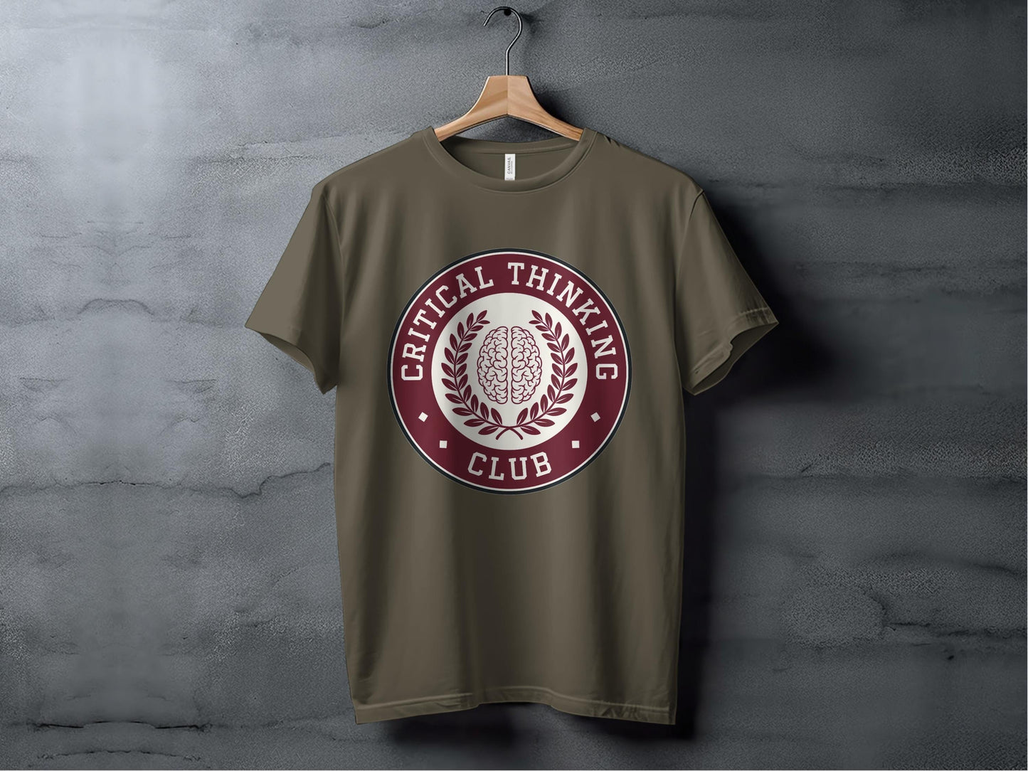 Critical Thinking Club Tee XS / Army