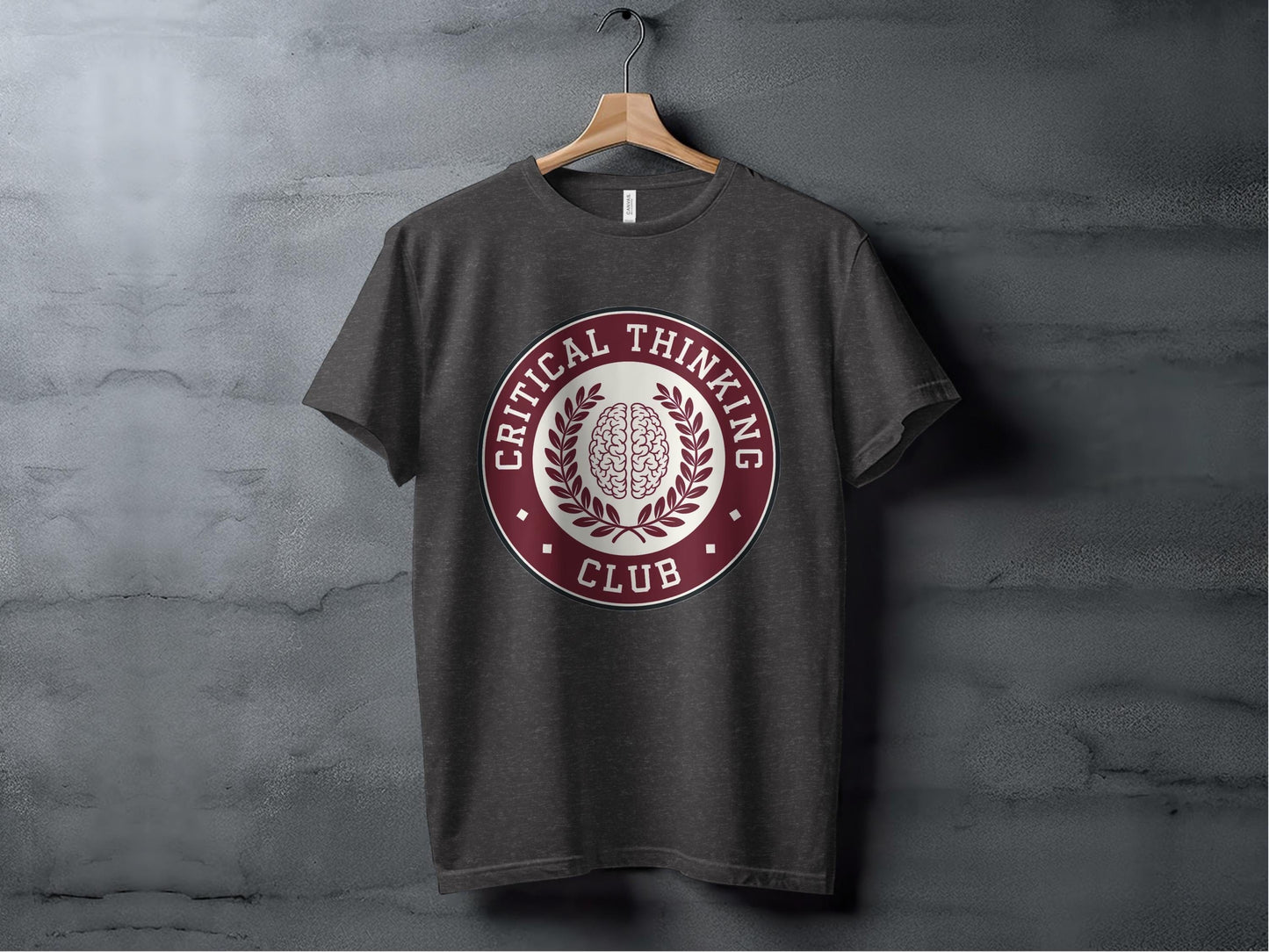 Critical Thinking Club Tee XS / Dark Grey Heather