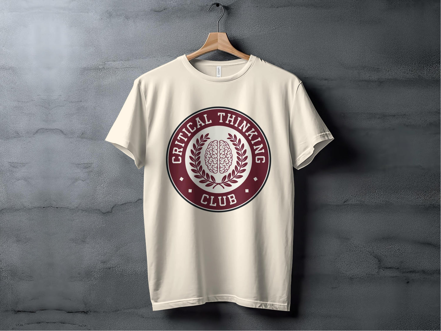 Critical Thinking Club Tee XS / Natural