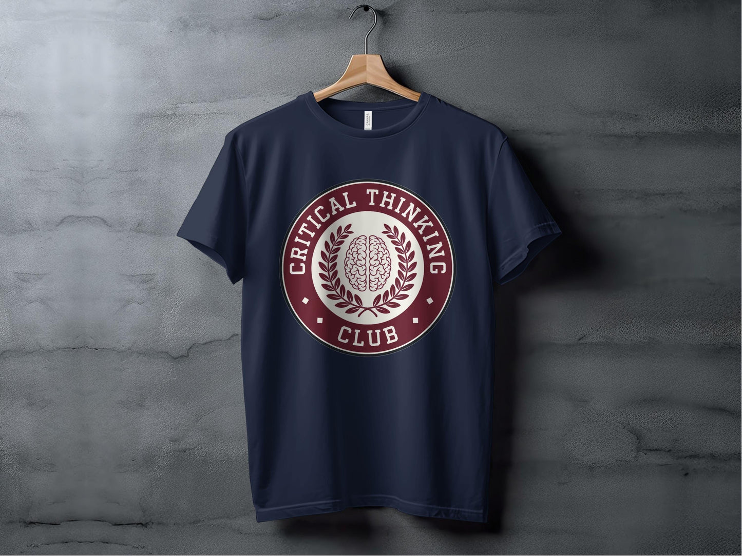 Critical Thinking Club Tee XS / Navy