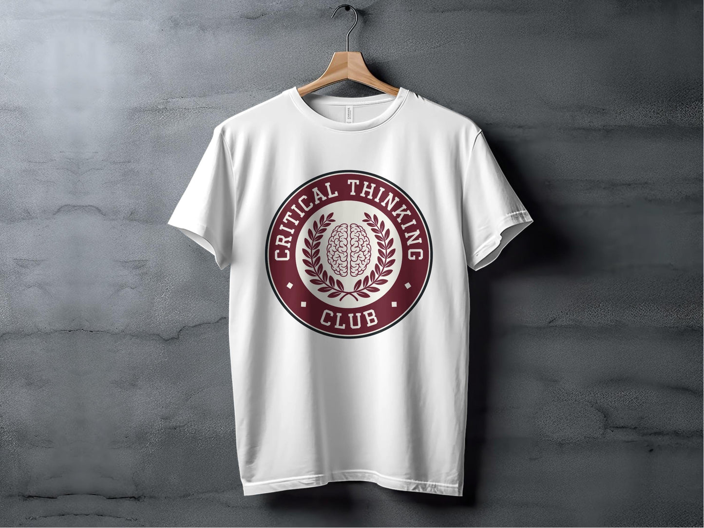 Critical Thinking Club Tee XS / White