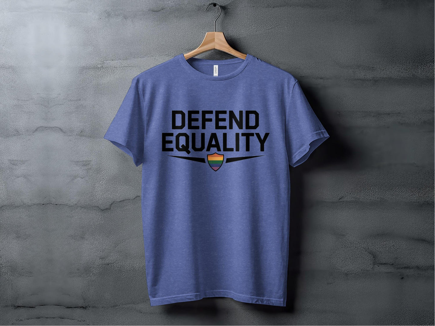 Defend Equality Tee XS / Heather True Royal