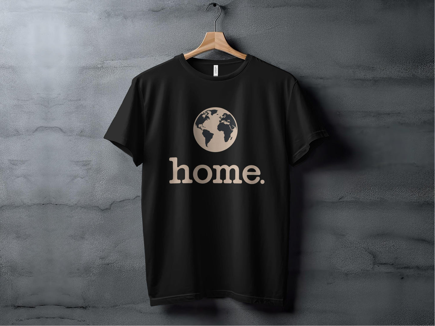 Earth Is Home Tee XS / Solid Black Blend