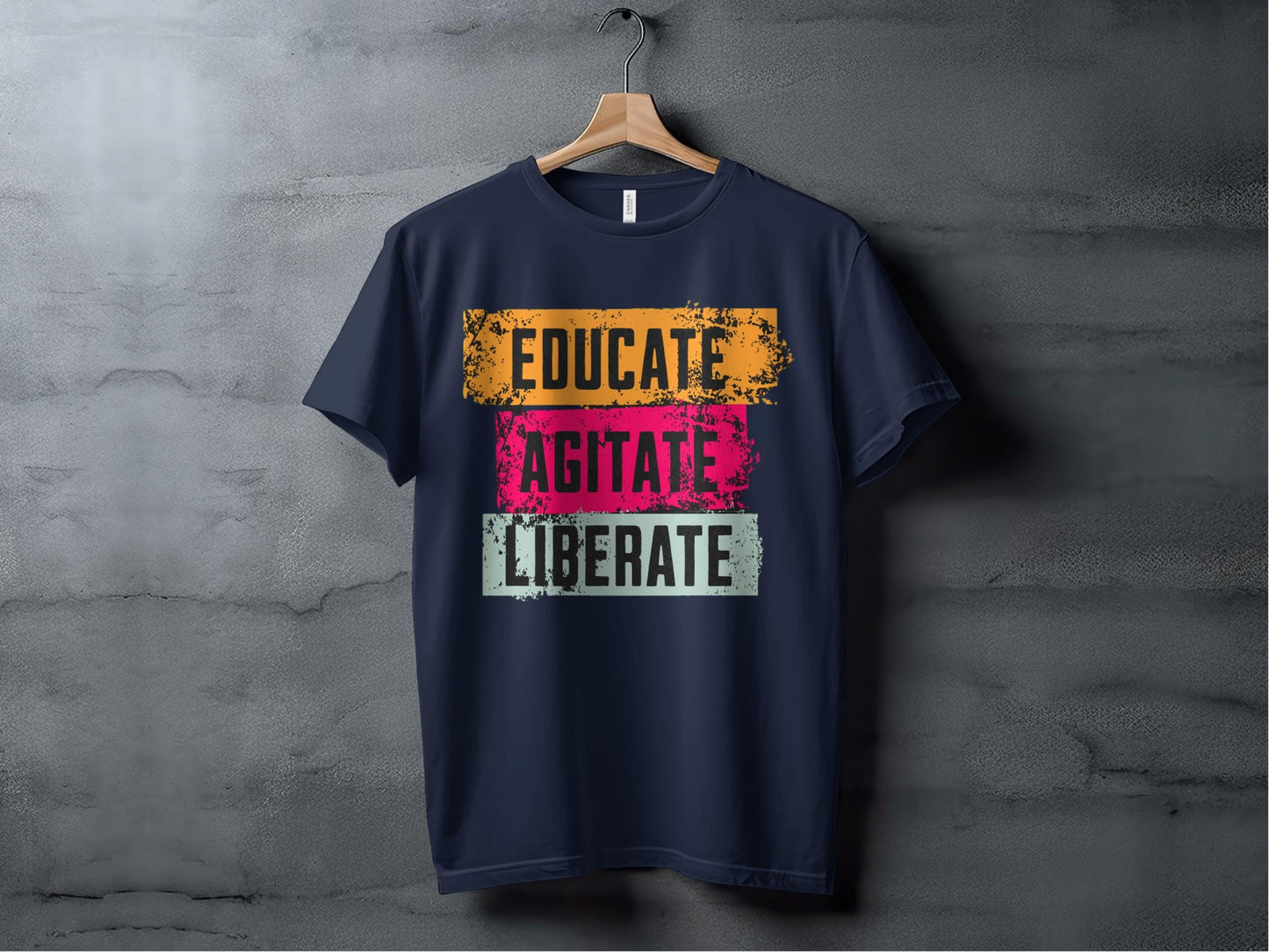 educate agitate liberate XS / Navy