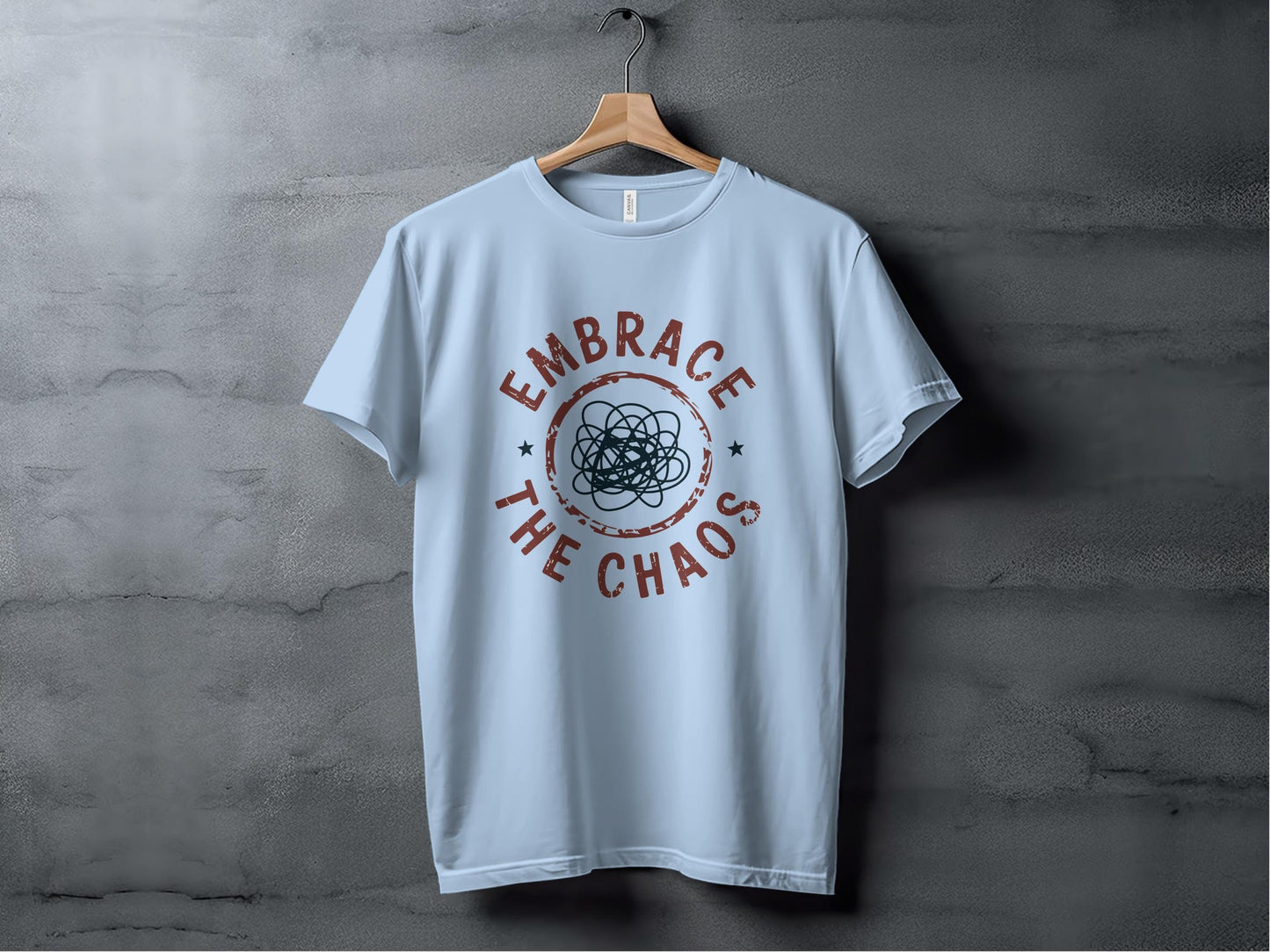 Embrace the Chaos Tee XS / Baby Blue