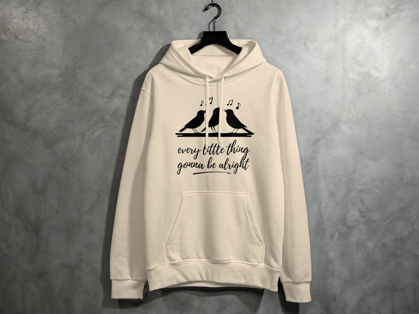 Every Little Thing Gonna Be Alright Hoodie S / Sand