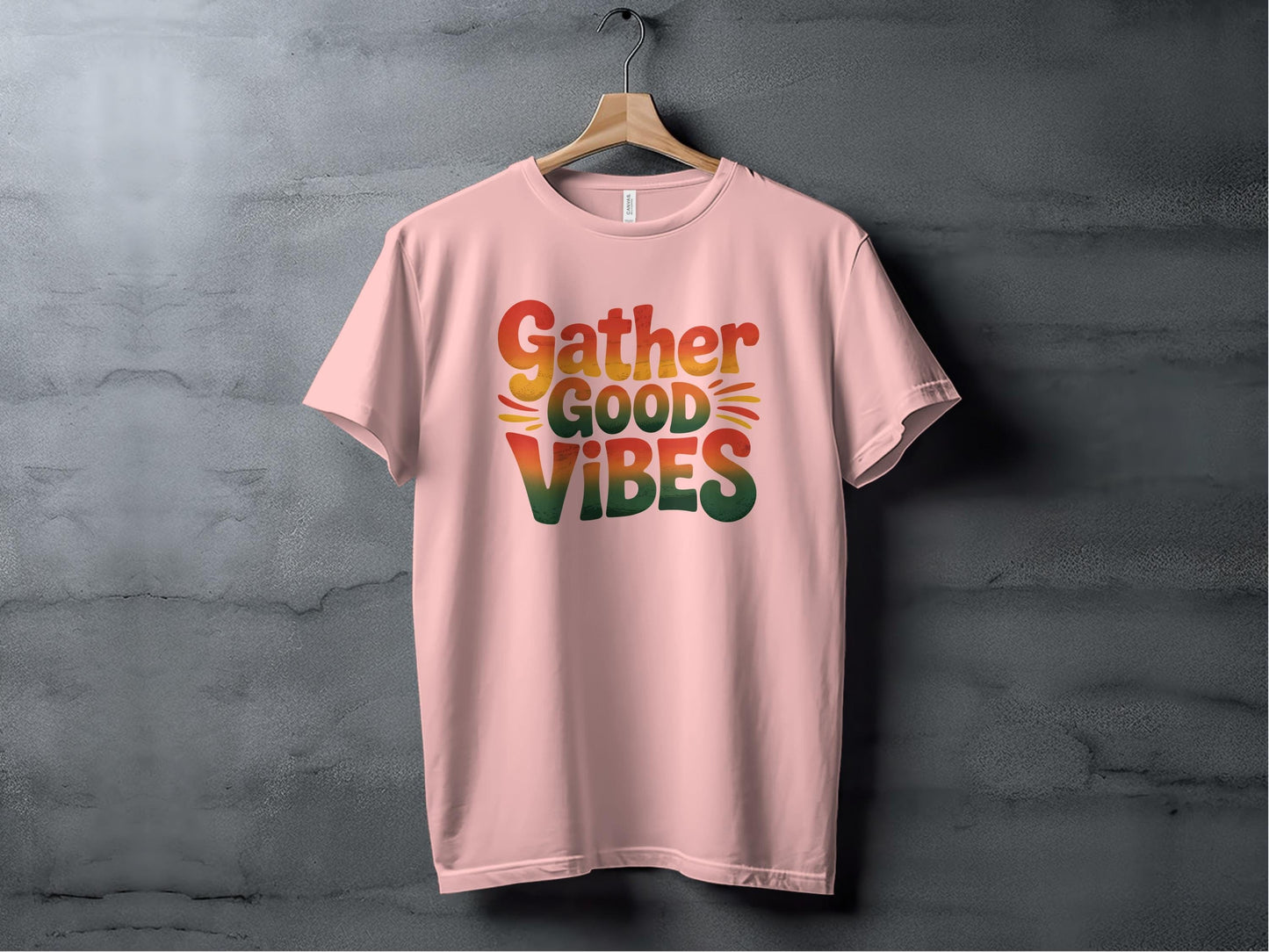 Gather Good Vibes Tee XS / Pink