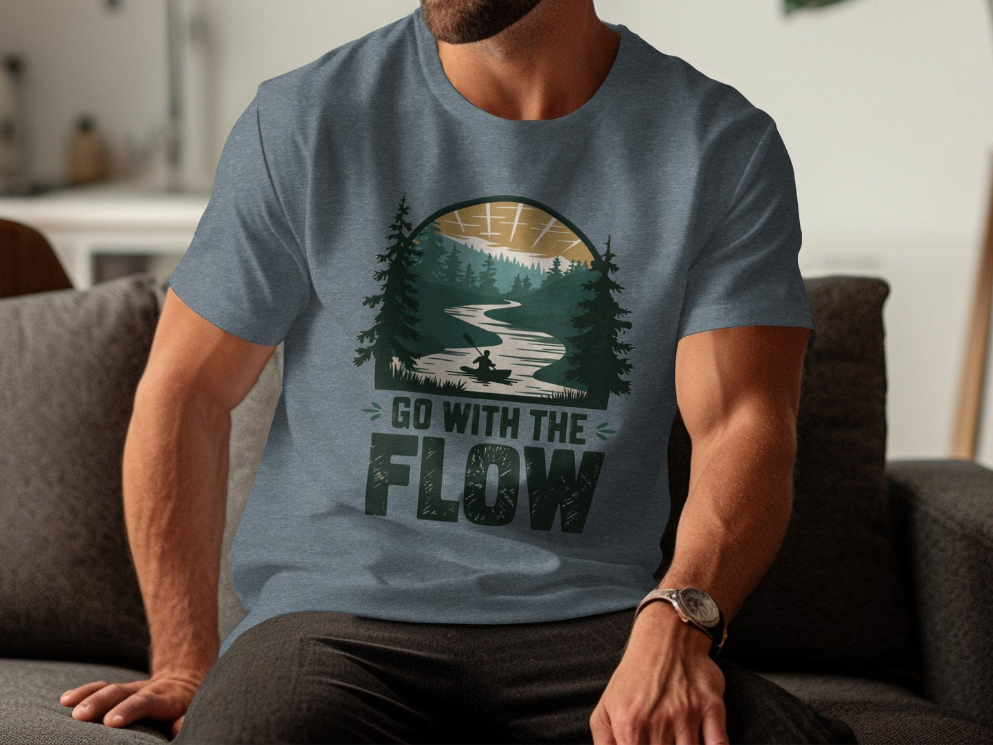 Go With The Flow Tee XS / Heather Slate