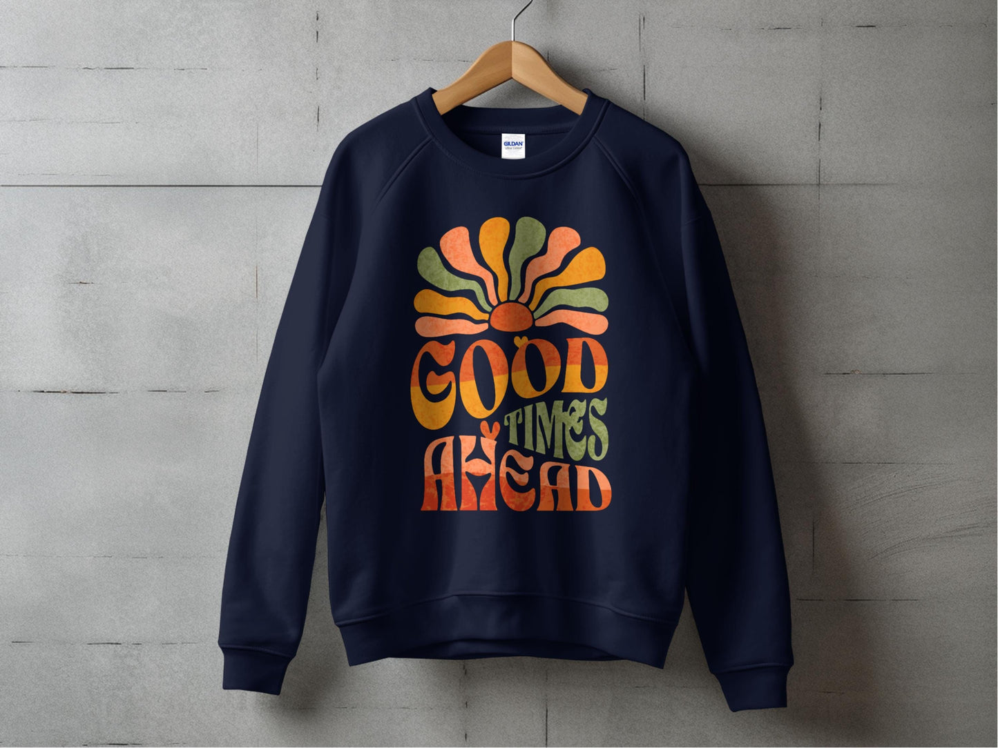 Good Times Ahead Sweatshirt S / Navy