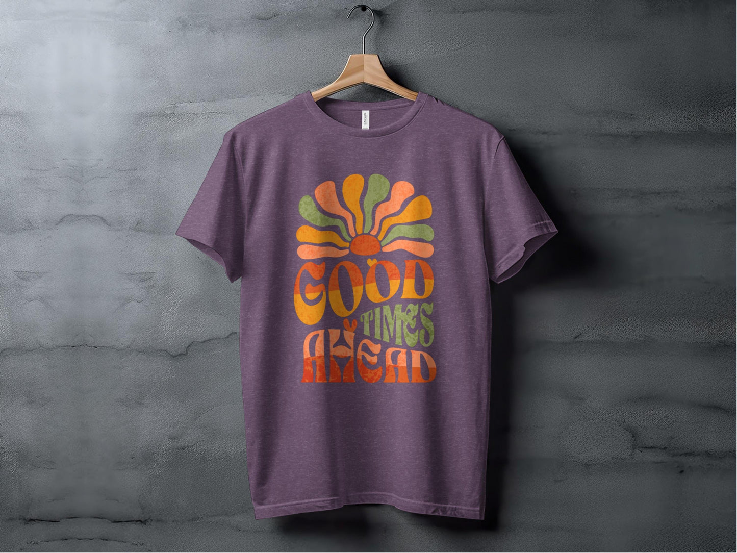 Good Times Ahead Tee XS / Heather Team Purple