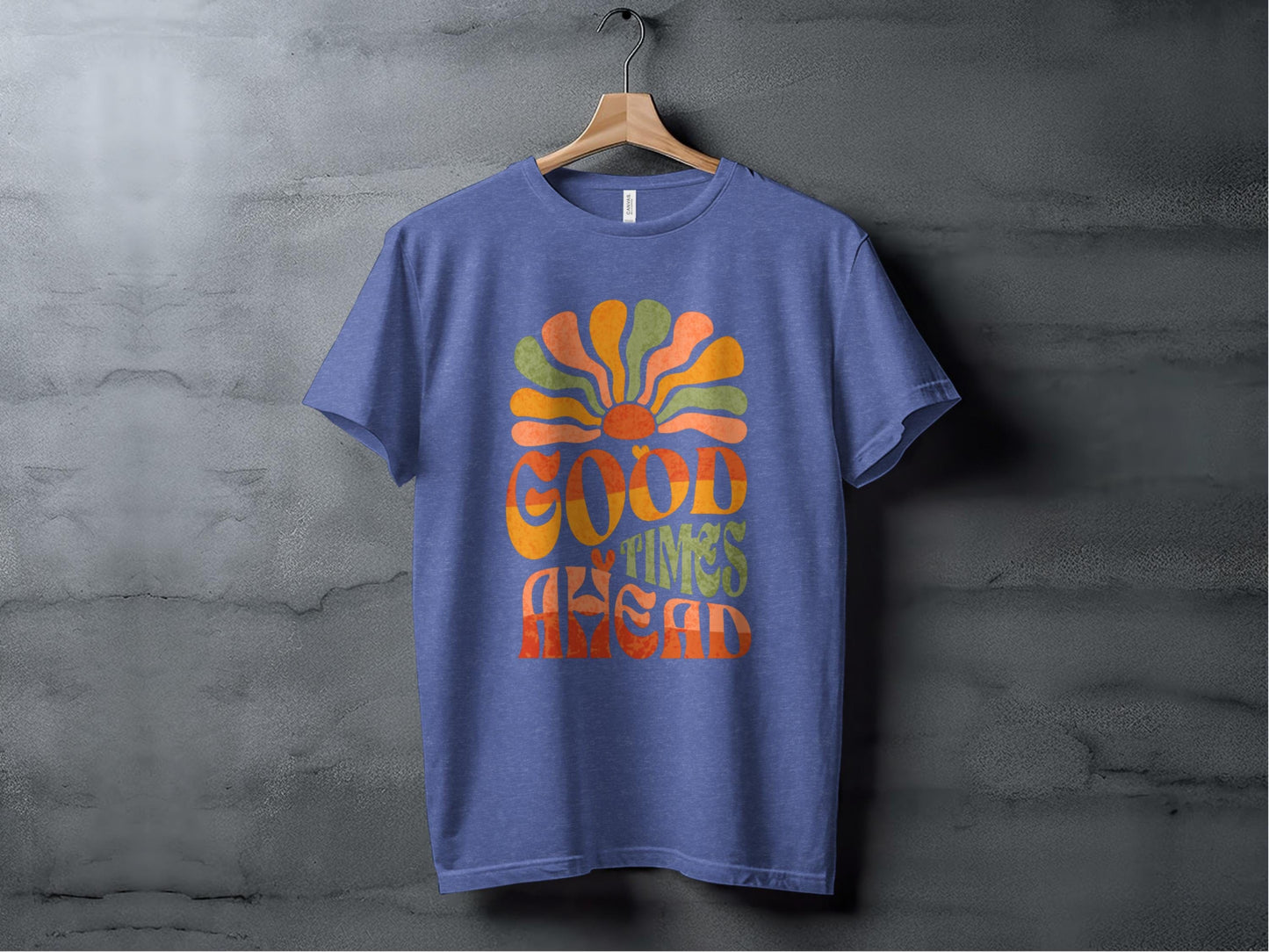 Good Times Ahead Tee XS / Heather True Royal