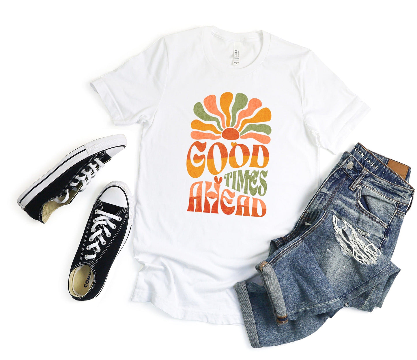 Good Times Ahead Tee XS / White