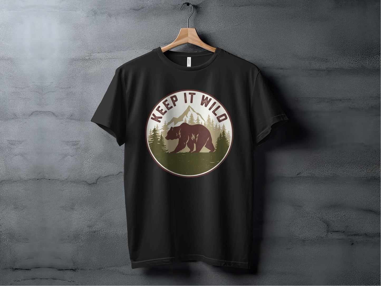 Keep It Wild Bear Tee XS / Black
