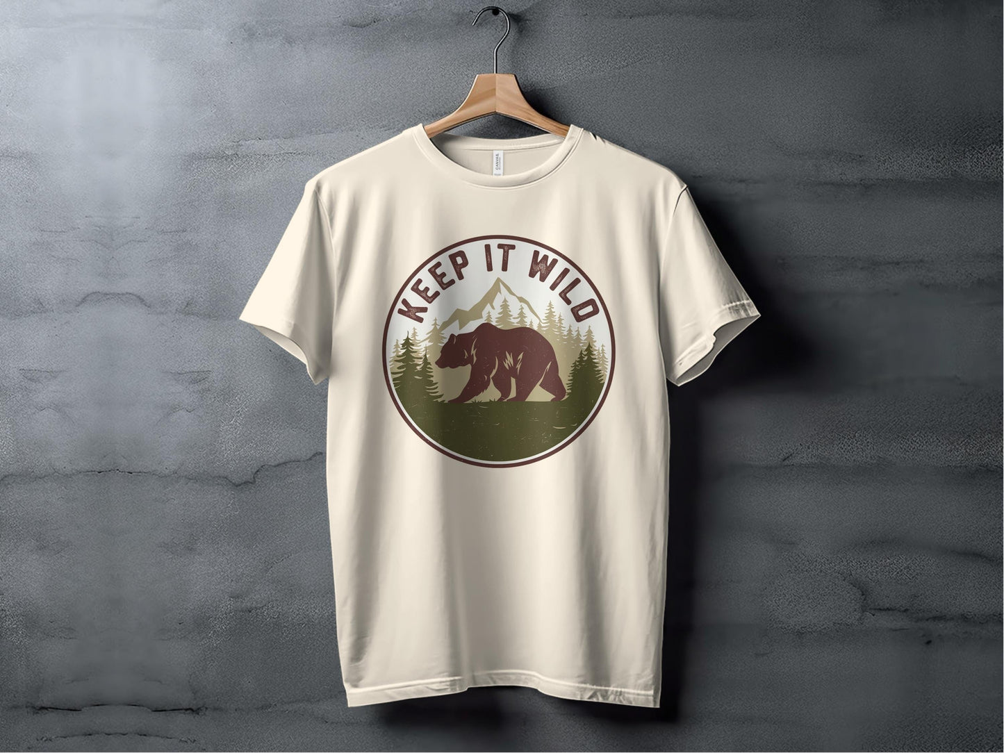 Keep It Wild Bear Tee XS / Natural