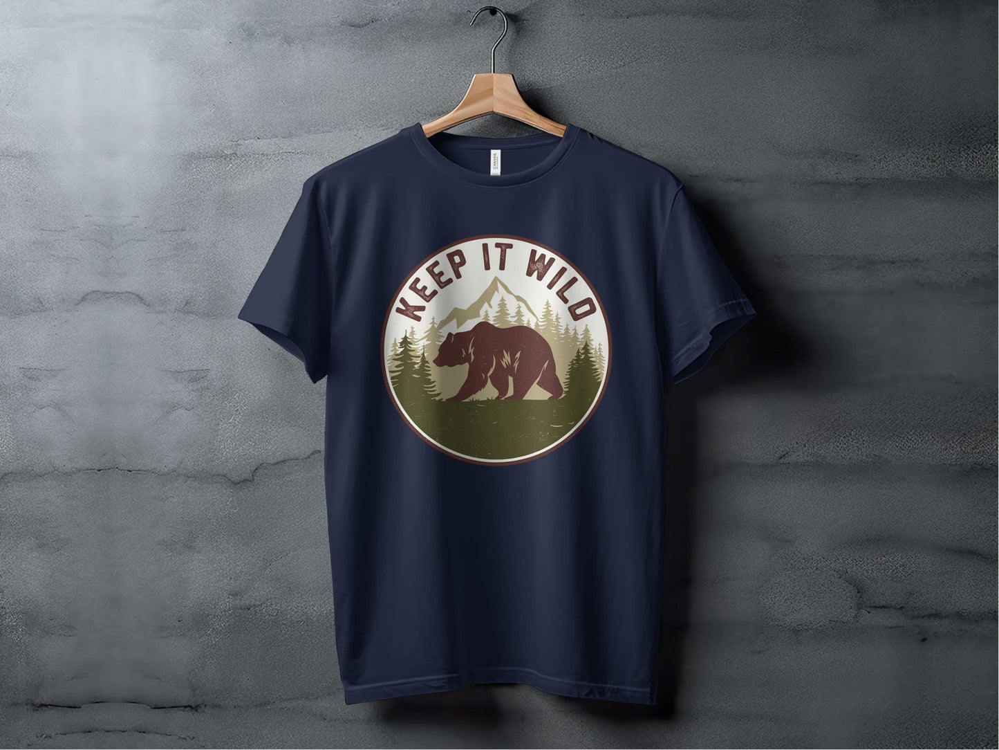 Keep It Wild Bear Tee XS / Navy