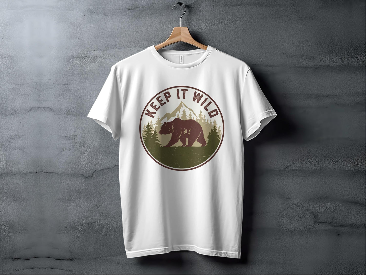 Keep It Wild Bear Tee XS / White