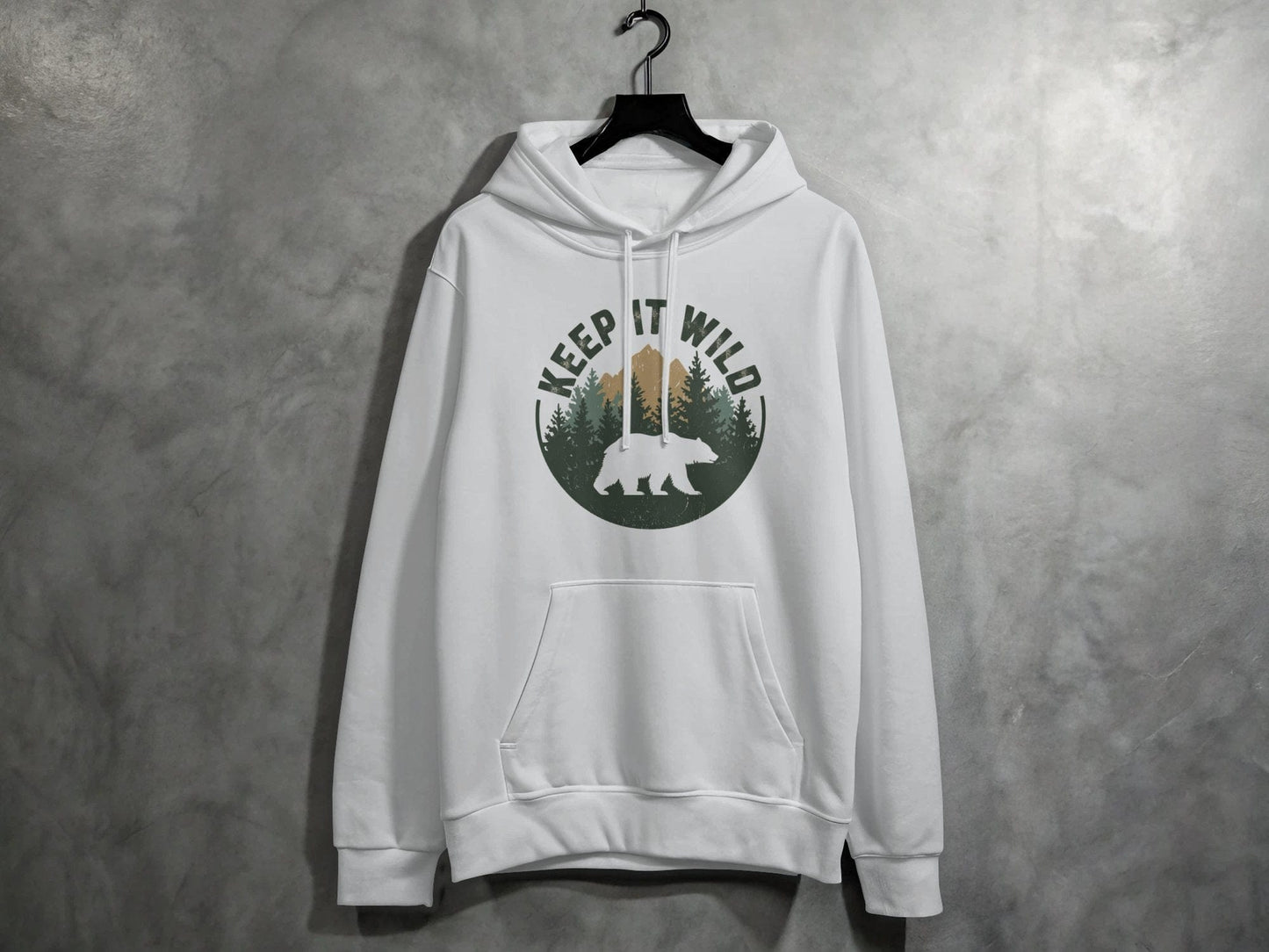 Keep It Wild Silhouette Hoodie S / Sport Grey