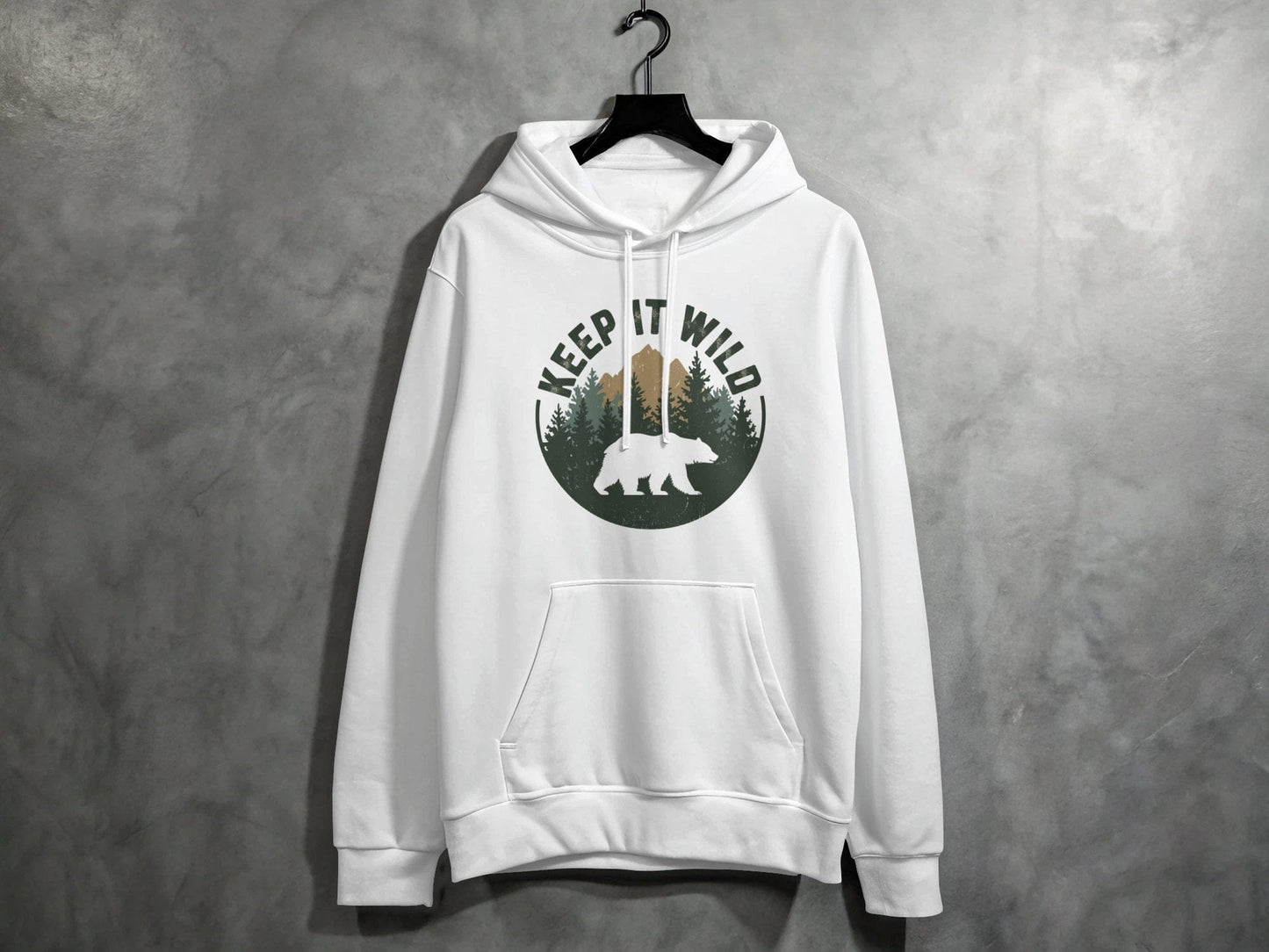 Keep It Wild Silhouette Hoodie S / White