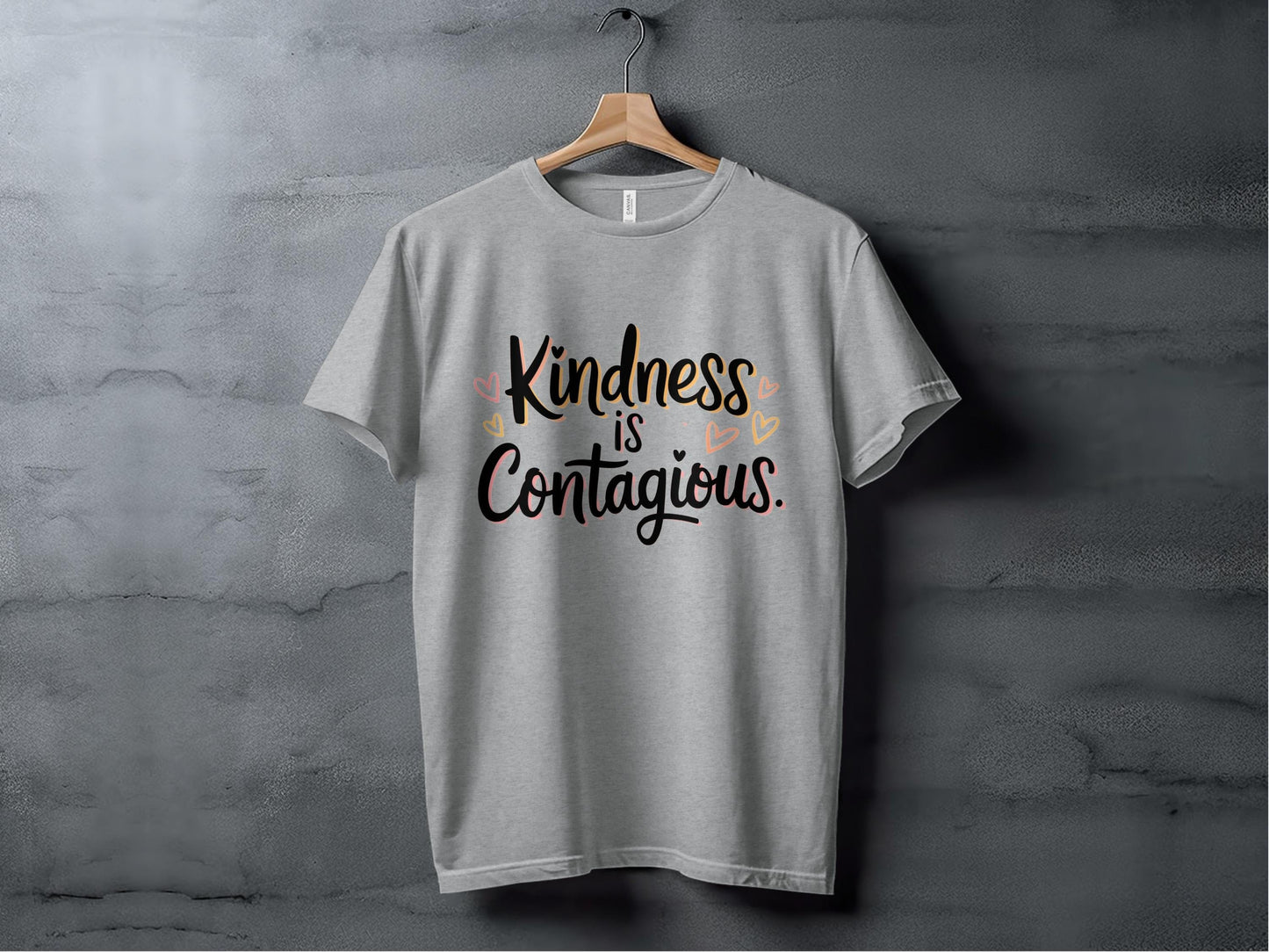 Kindness Is Contagious Tee XS / Athletic Heather