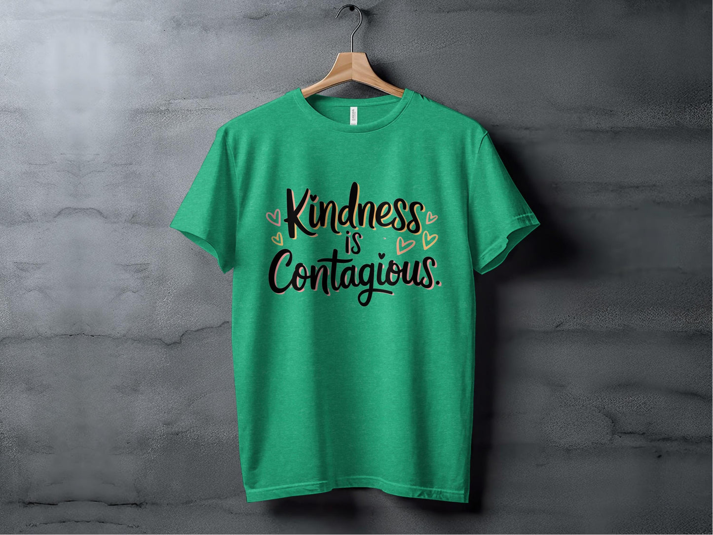 Kindness Is Contagious Tee XS / Heather Kelly