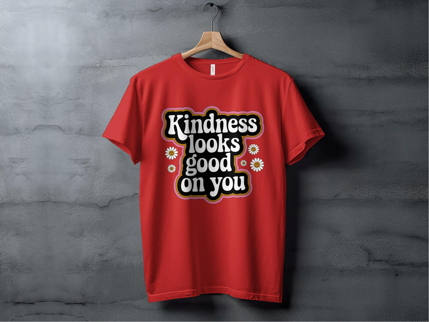Kindness Looks Good On You Tee XS / Red
