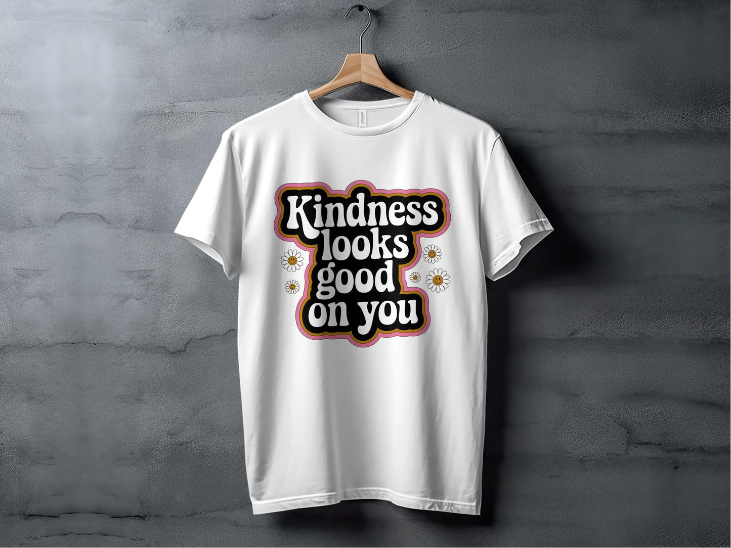 Kindness Looks Good On You Tee XS / White