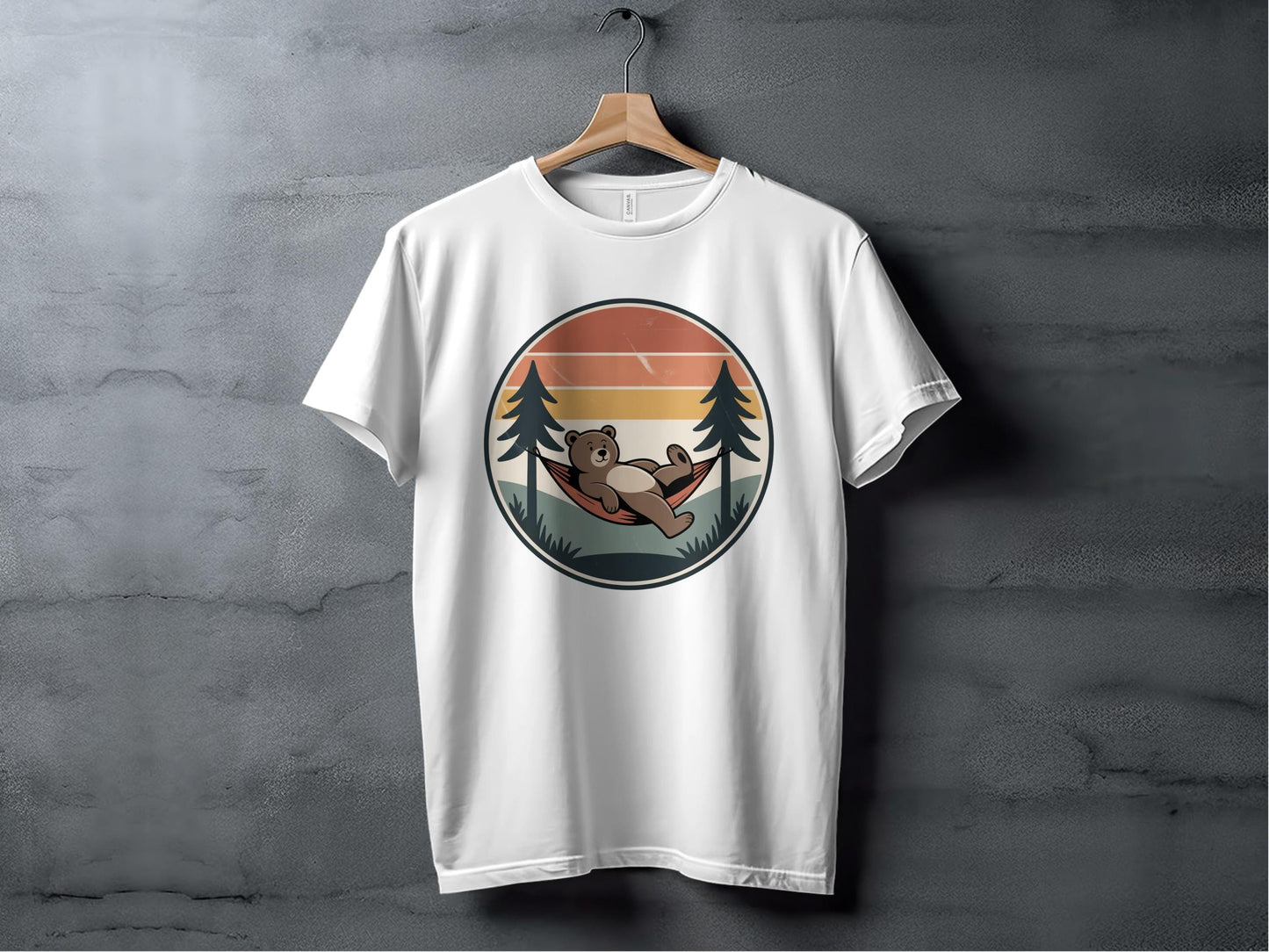 Lazy Day Bear Tee XS / White