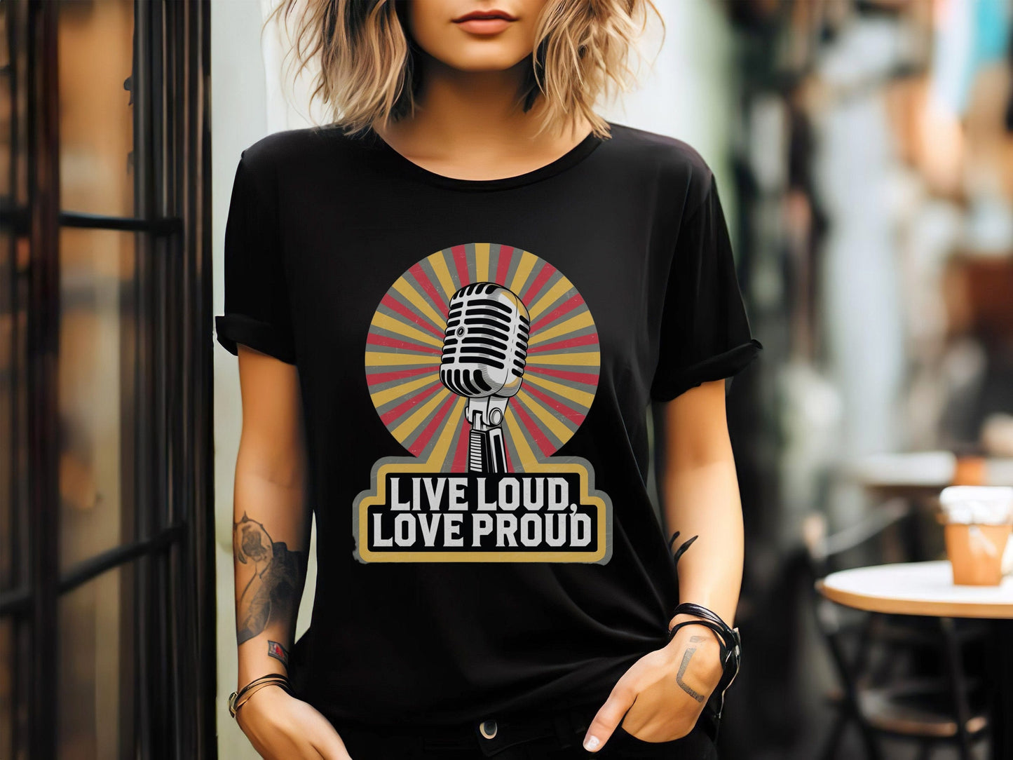 Live Loud, Love Proud Tee