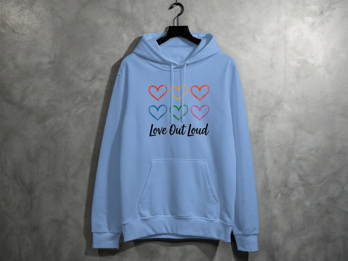 Love Out Loud Hoodie S / Carolina Blue