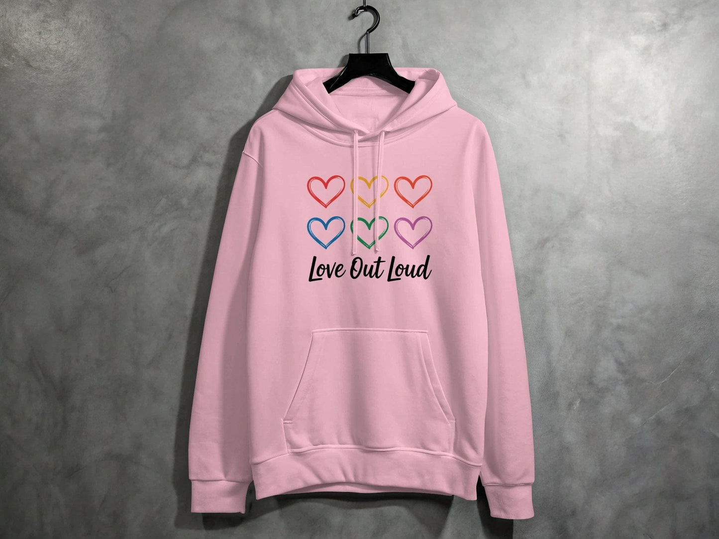 Love Out Loud Hoodie S / Light Pink