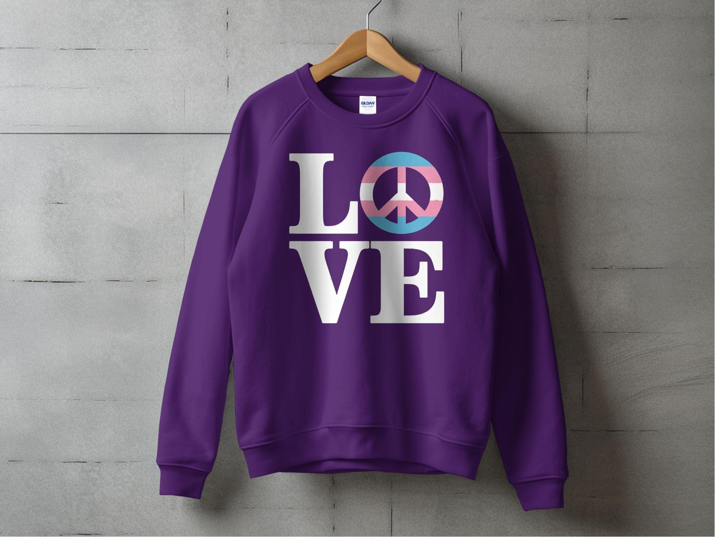 love peace S / Purple