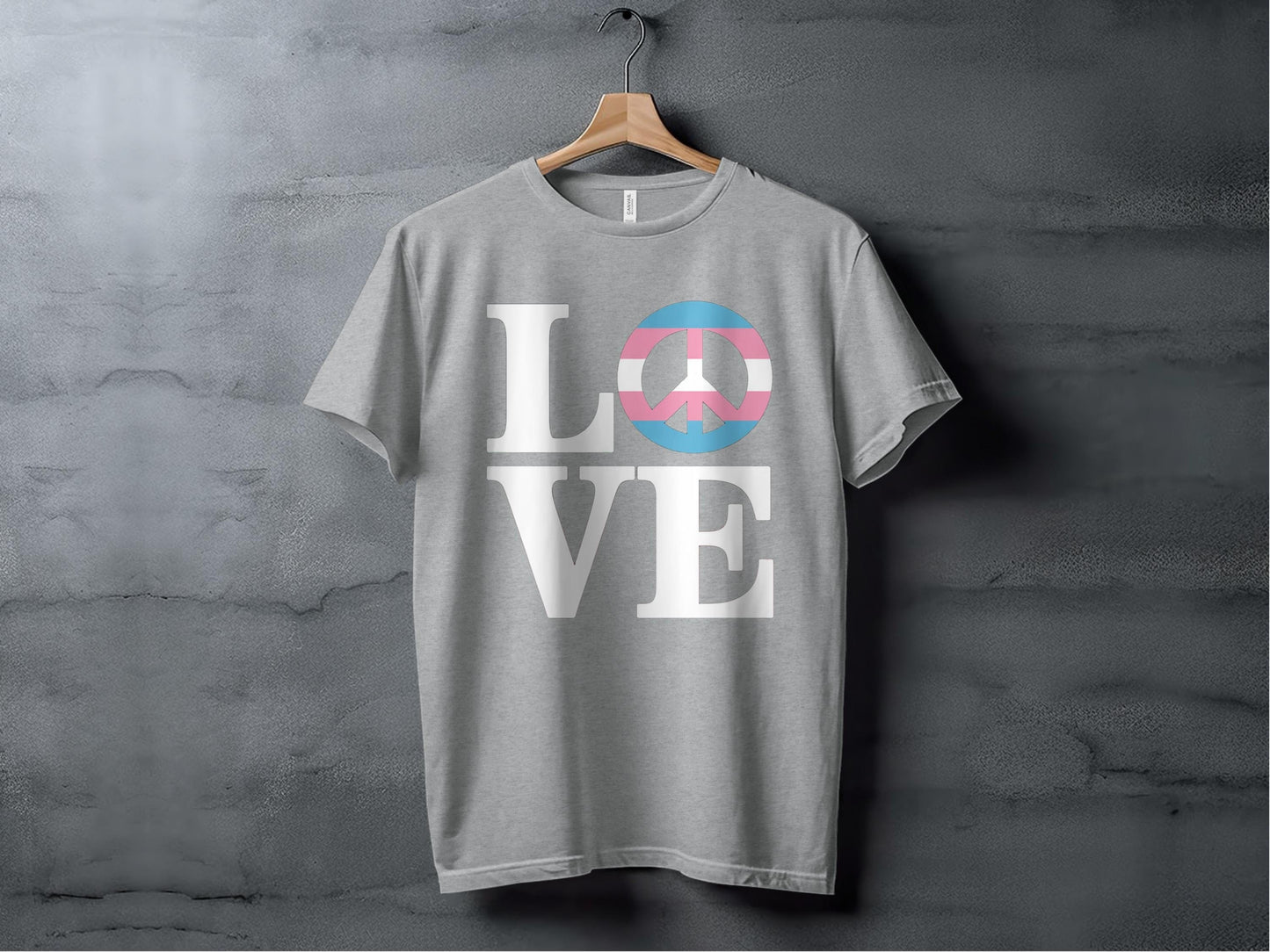 love peace XS / Athletic Heather