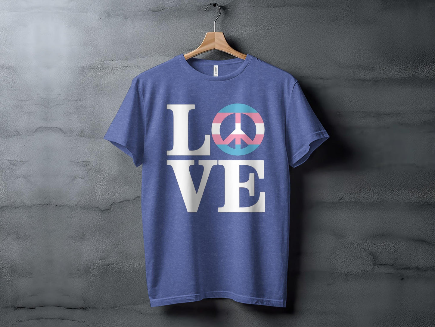 love peace XS / Heather True Royal