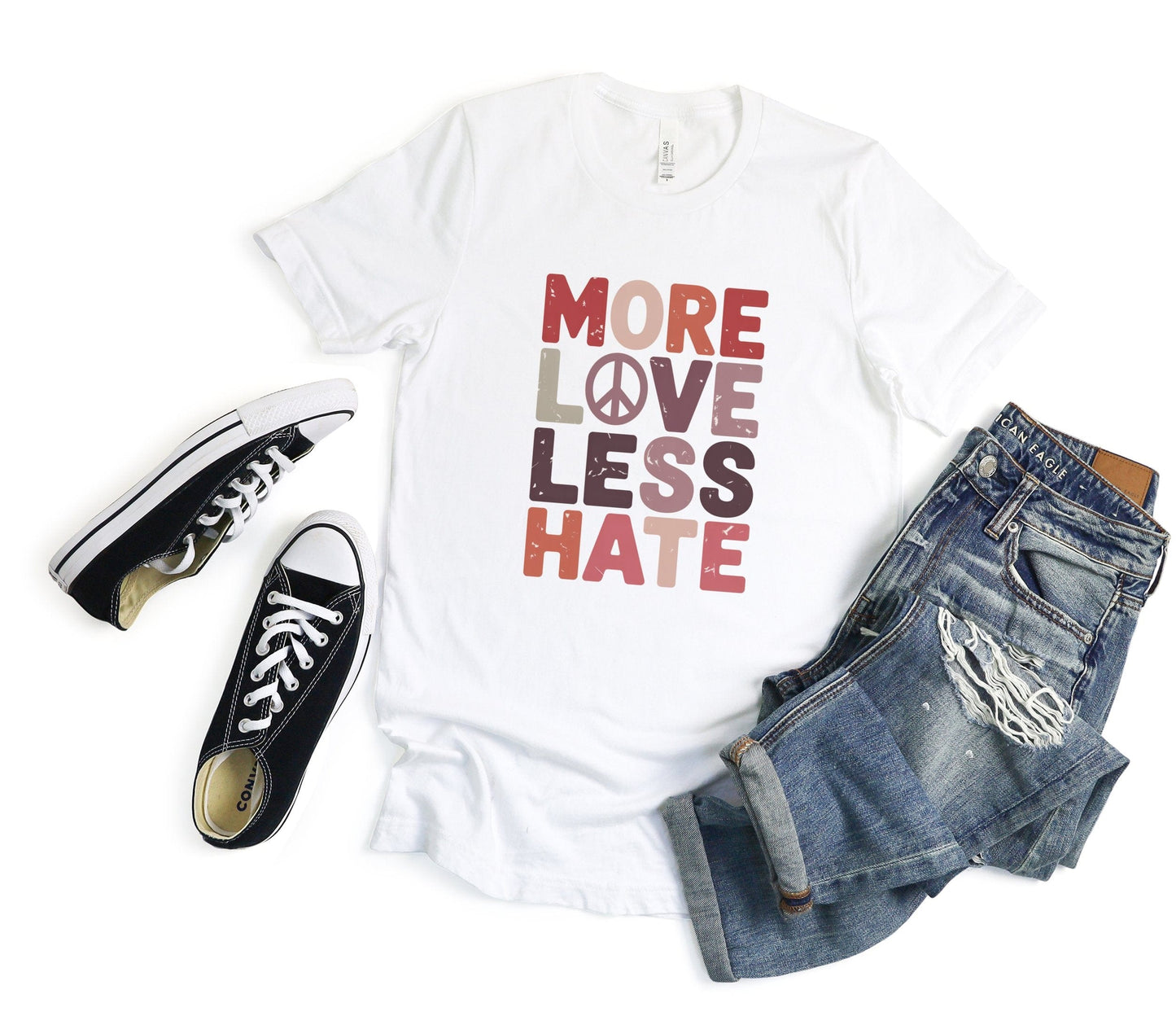 More Love Less Hate Tee
