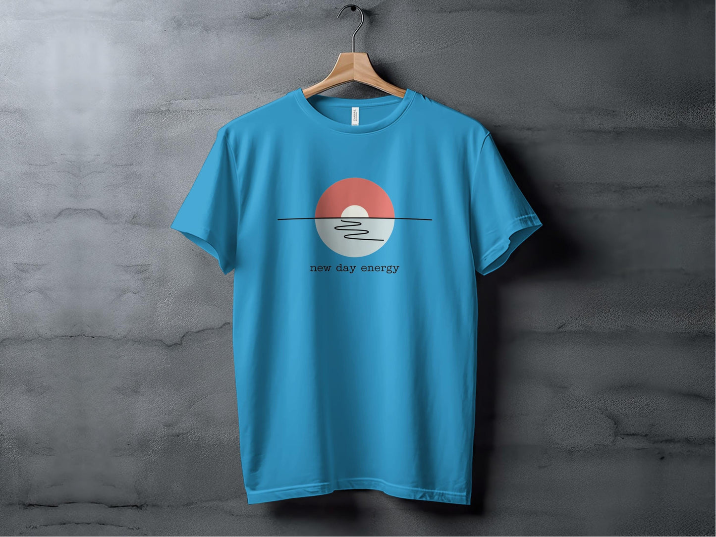 New Day Energy Tee XS / Aqua
