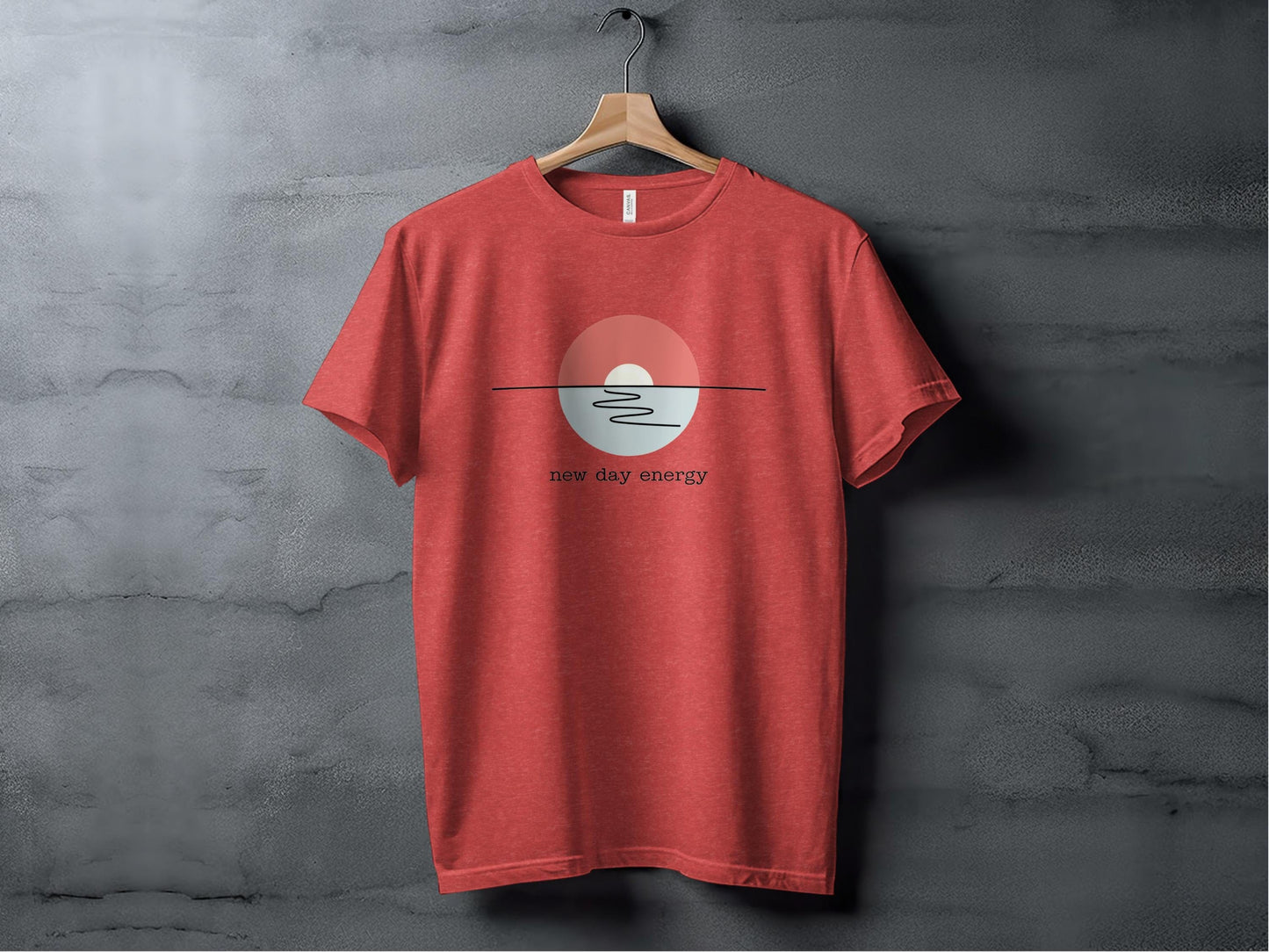 New Day Energy Tee XS / Heather Red