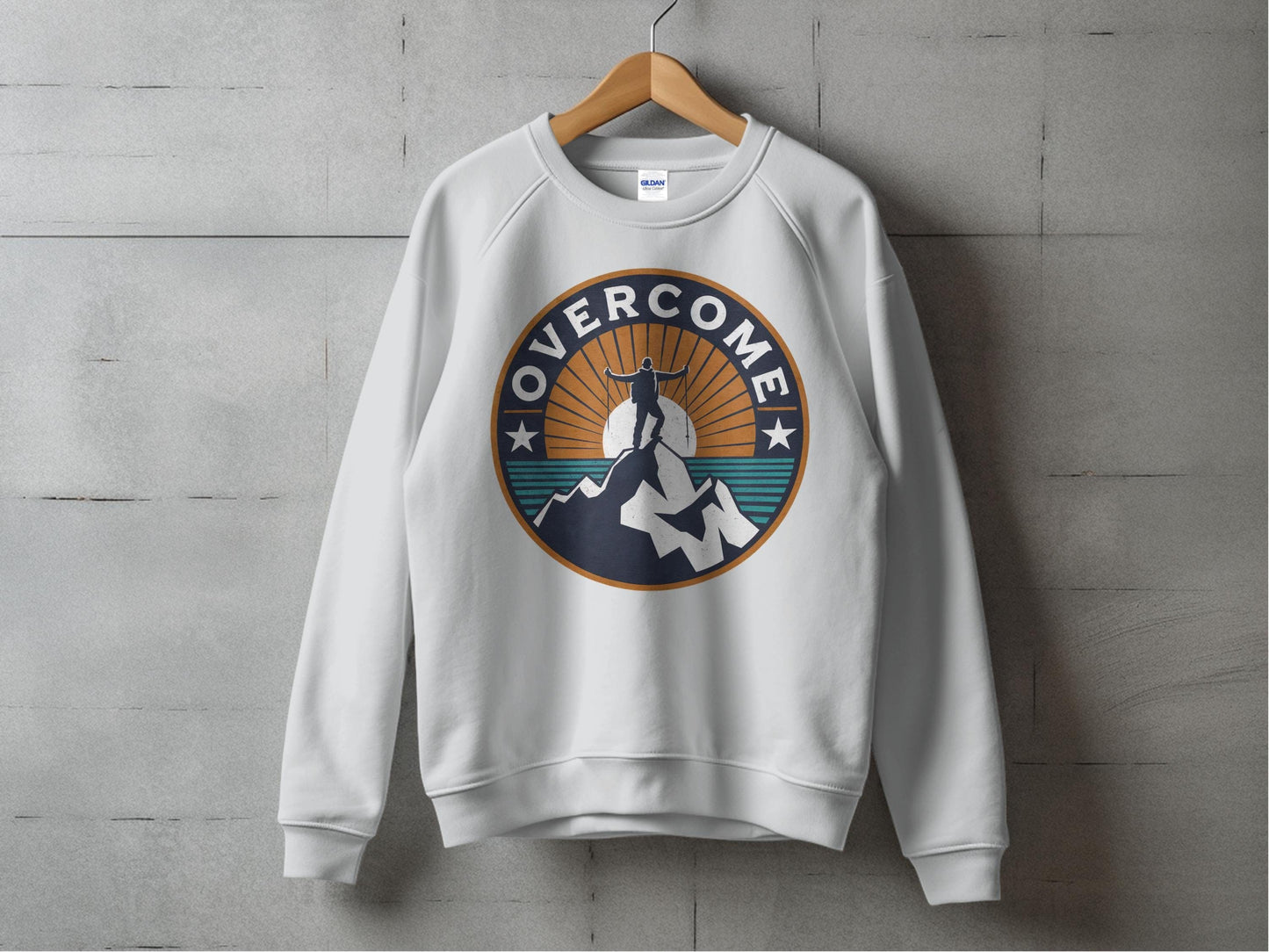 Overcome Mountain Top Sweatshirt S / Sport Grey