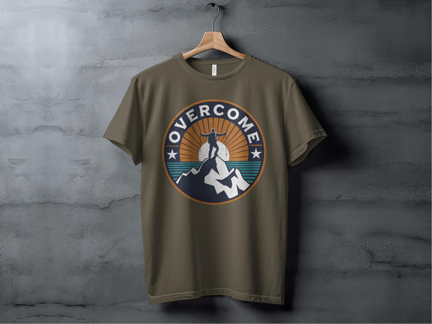 Overcome Mountain Top Tee XS / Army
