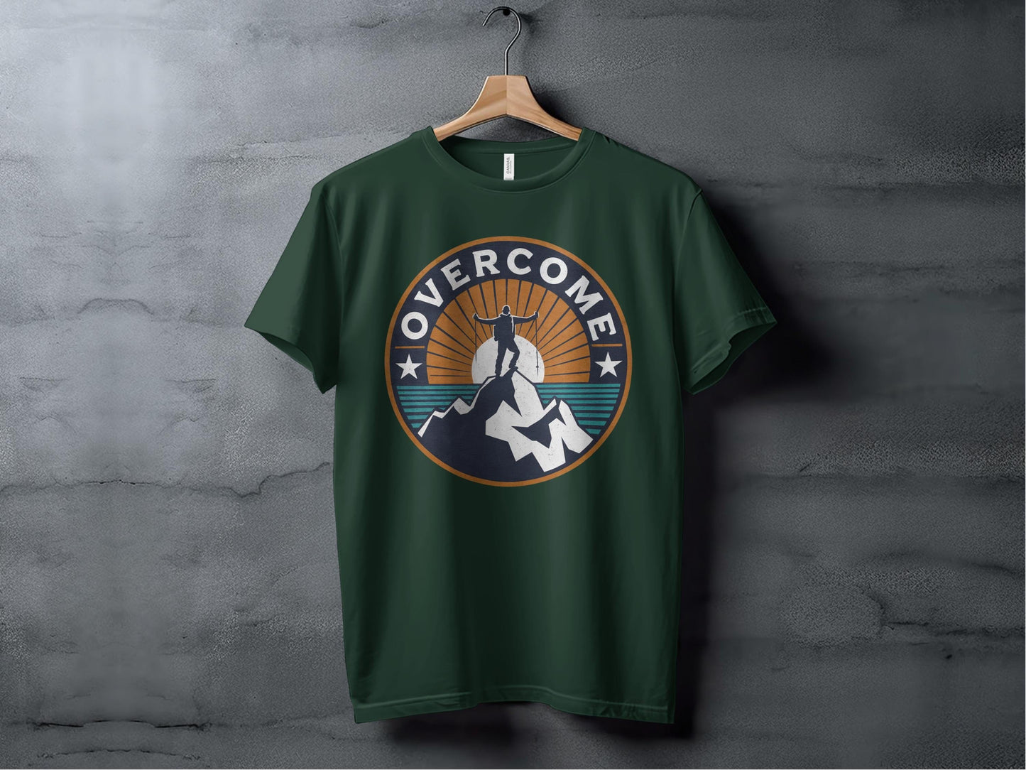 Overcome Mountain Top Tee XS / Forest