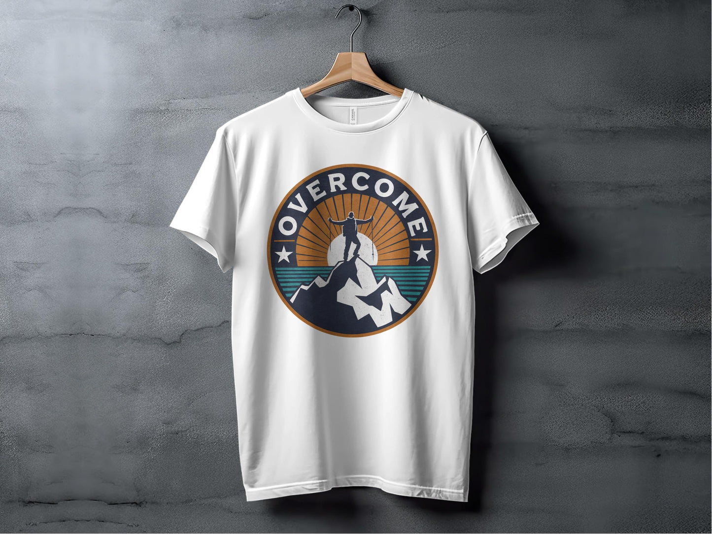 Overcome Mountain Top Tee XS / White