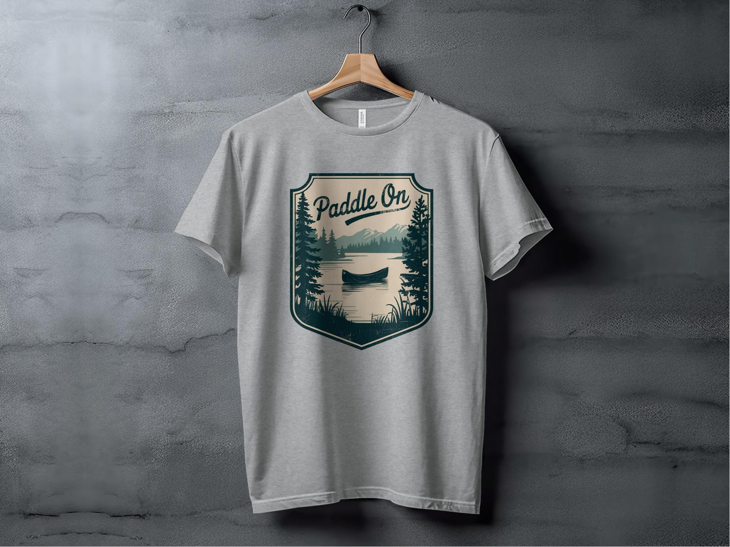 Paddle On Tee XS / Athletic Heather