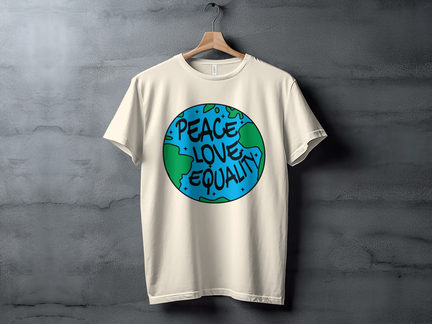 peace love equality XS / Natural