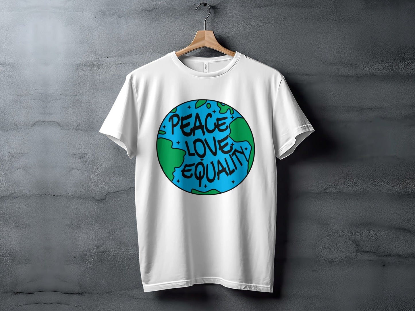 peace love equality XS / White