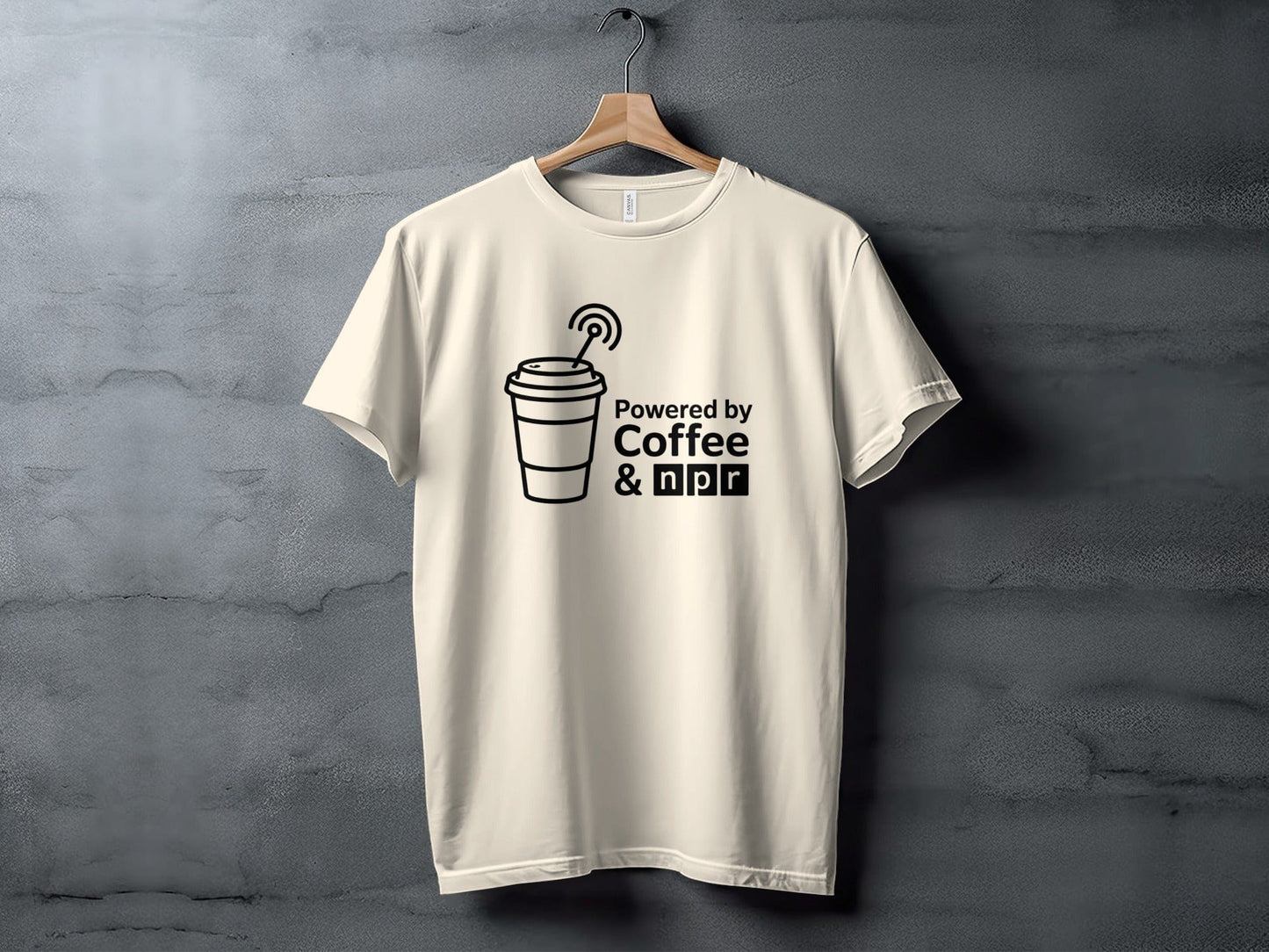 Powered by coffee and NPR XS / Natural