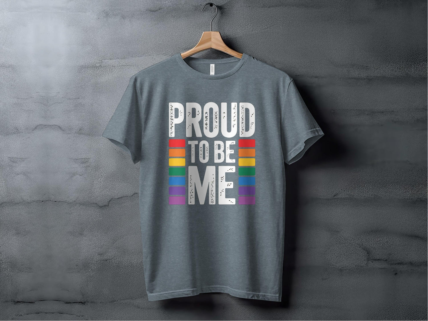 Proud to be me XS / Heather Slate